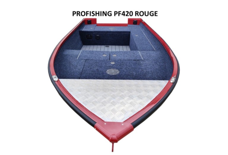 Bateau Profishing PF420 rouge