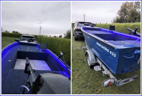 Bassboat PF420 Bleu de Laurent